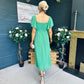 Orla Detailed Midi Dress Green