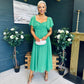 Orla Detailed Midi Dress Green