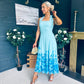 Clodagh Halterneck Midi Dress Floral Pastel
