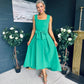 Hillary Bow Detail Occasion Dress Emerald