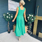 Hillary Bow Detail Occasion Dress Emerald