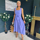 Hillary Bow Detail Occasion Dress Lilac