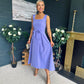 Hillary Bow Detail Occasion Dress Lilac