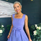 Hillary Bow Detail Occasion Dress Lilac