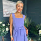Hillary Bow Detail Occasion Dress Lilac