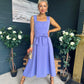 Hillary Bow Detail Occasion Dress Lilac