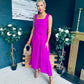 Hillary Bow Detail Occasion Dress Orchid