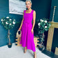 Hillary Bow Detail Occasion Dress Orchid