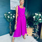 Hillary Bow Detail Occasion Dress Orchid