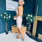 Lisa Occasion Tulle Mini Dress Blush