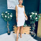Lisa Occasion Tulle Mini Dress White