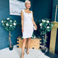 Lisa Occasion Tulle Mini Dress White