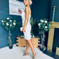 Lisa Occasion Tulle Mini Dress White