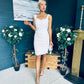 Lisa Occasion Tulle Mini Dress White