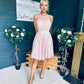 Vera Occasion Tulle Mini Dress Blush