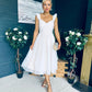 Jessie Occasion Tulle Midi Dress White