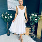 Jessie Occasion Tulle Midi Dress White