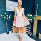 Susanna Occasion Tulle Mini Dress Blush