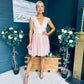 Susanna Occasion Tulle Mini Dress Blush