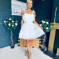 Melissa Occasion Tulle Mini Dress White