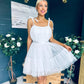 Melissa Occasion Tulle Mini Dress White