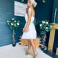 Melissa Occasion Tulle Mini Dress White