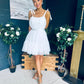 Melissa Occasion Tulle Mini Dress White