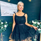 Melissa Occasion Tulle Mini Dress Black