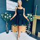 Melissa Occasion Tulle Mini Dress Black