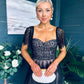 Delaney Occasion Tulle Midi Dress Black