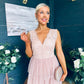 Kari Occasion Tulle Midi Dress Blush