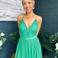 Ally Occasion Tulle Midi Dress Emerald