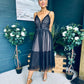 Ally Occasion Tulle Midi Dress Black