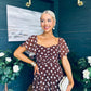 Aoibhe Detailed Midi Dress Coco Polka M