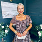 Aoibhe Detailed Midi Dress Coco Polka S