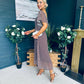 Aoibhe Detailed Midi Dress Coco Polka S