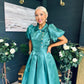 Felicity Detailed Occasion Midi Dress Forest