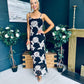 Clarice Detailed Occasion Dress Black/Gold