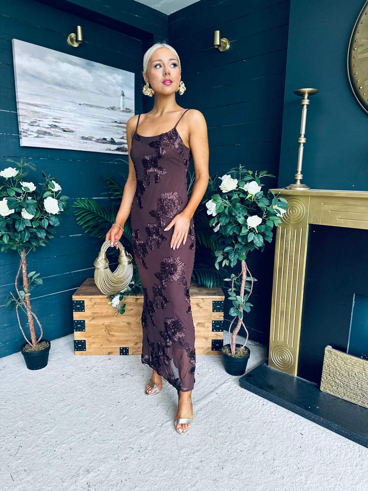 Clarice Detailed Occasion Dress Coco