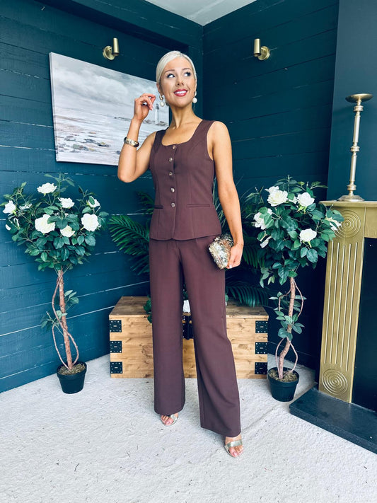 Jamie Waistcoat And Jo Trouser Set Coco