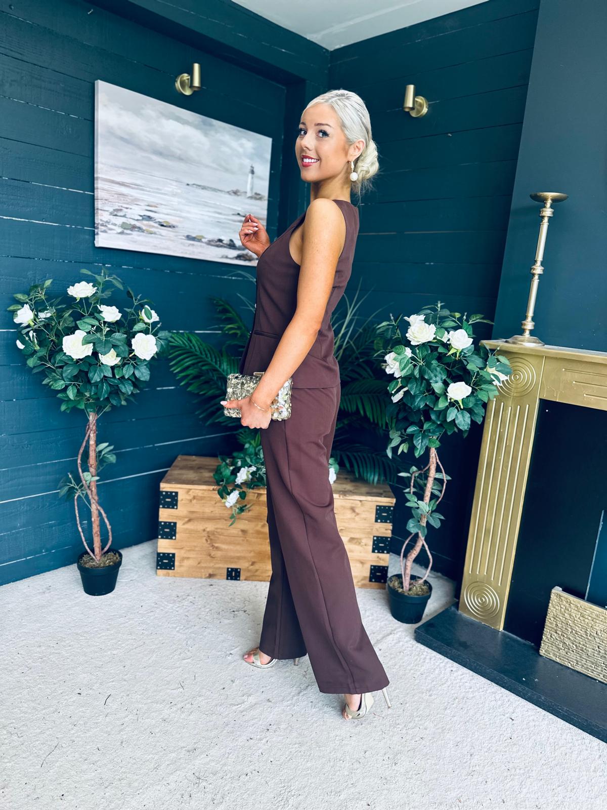 Jamie Waistcoat And Jo Trouser Set Coco