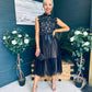 Annabelle Occasion Tulle Midi Dress Black