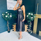 Dolly Occasion Tulle Midi Dress Black