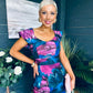 Jasmin Detailed Midi Dress Navy