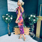 Jasmin Detailed Midi Dress Violet