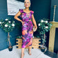 Jasmin Detailed Midi Dress Violet