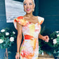 Jasmin Detailed Midi Dress Yellow