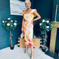 Jasmin Detailed Midi Dress Yellow