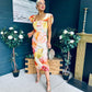 Jasmin Detailed Midi Dress Yellow