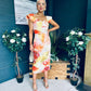 Jasmin Detailed Midi Dress Yellow